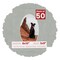 Light Grey Suede Mat Board for 8x10 Frames - Oval Opening for 5x8 Photos